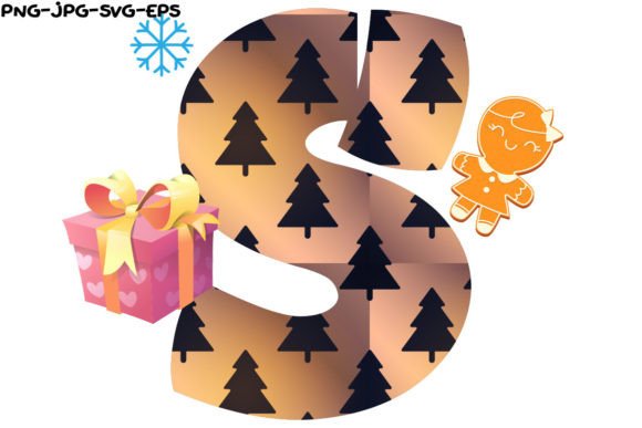 Christmas Alphabet Letters: Festive Illustrations for Blogs