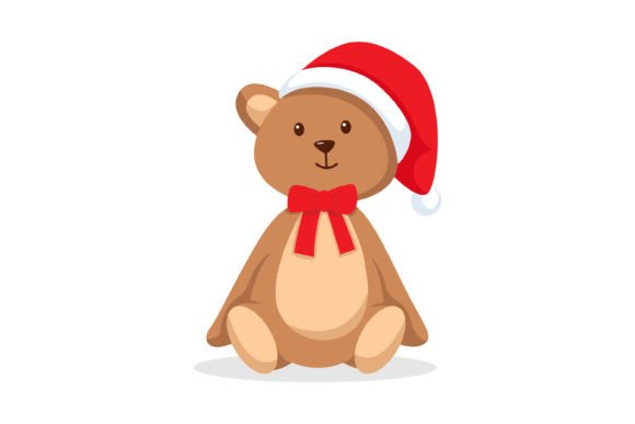 Christmas Bear Illustrations for Festive Branding