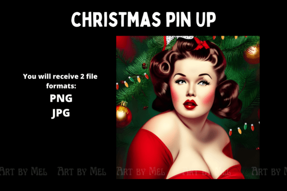 Christmas Pin Up: Festive Illustrations for Brands