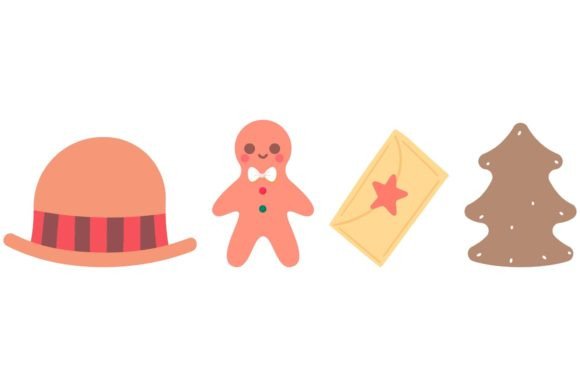 Christmas Ribbon Art: Festive Illustrations for Brands