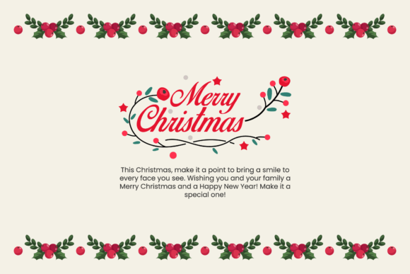 Cute Christmas Greeting Card Design & Illustrations Review