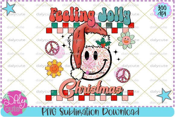 Feeling Jolly Christmas Retro: Festive Illustrations