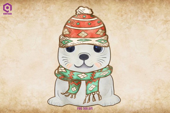 Fur-seal Cozy Christmas: Illustrations for Crafters