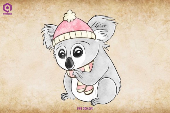 Koala Cozy Christmas: Festive Illustrations