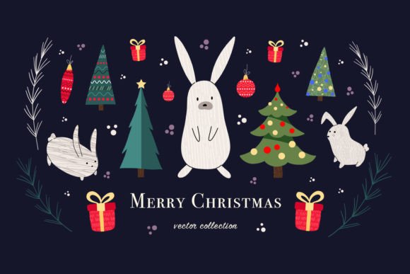 Merry Christmas 2023 Vector Collection: Premium Illustrations