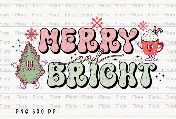 Retro Merry and Bright Christmas PNG: A Designer's Review