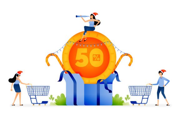 Reviewing Christmas 50 Coin Voucher Illustrations