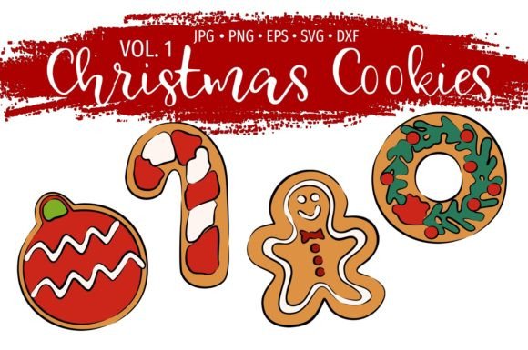 Reviewing Christmas Cookies Bundle Vol.1 Illustrations